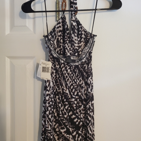 NWT GUESS Leopard Halter Top Sz S - Picture 5 of 6